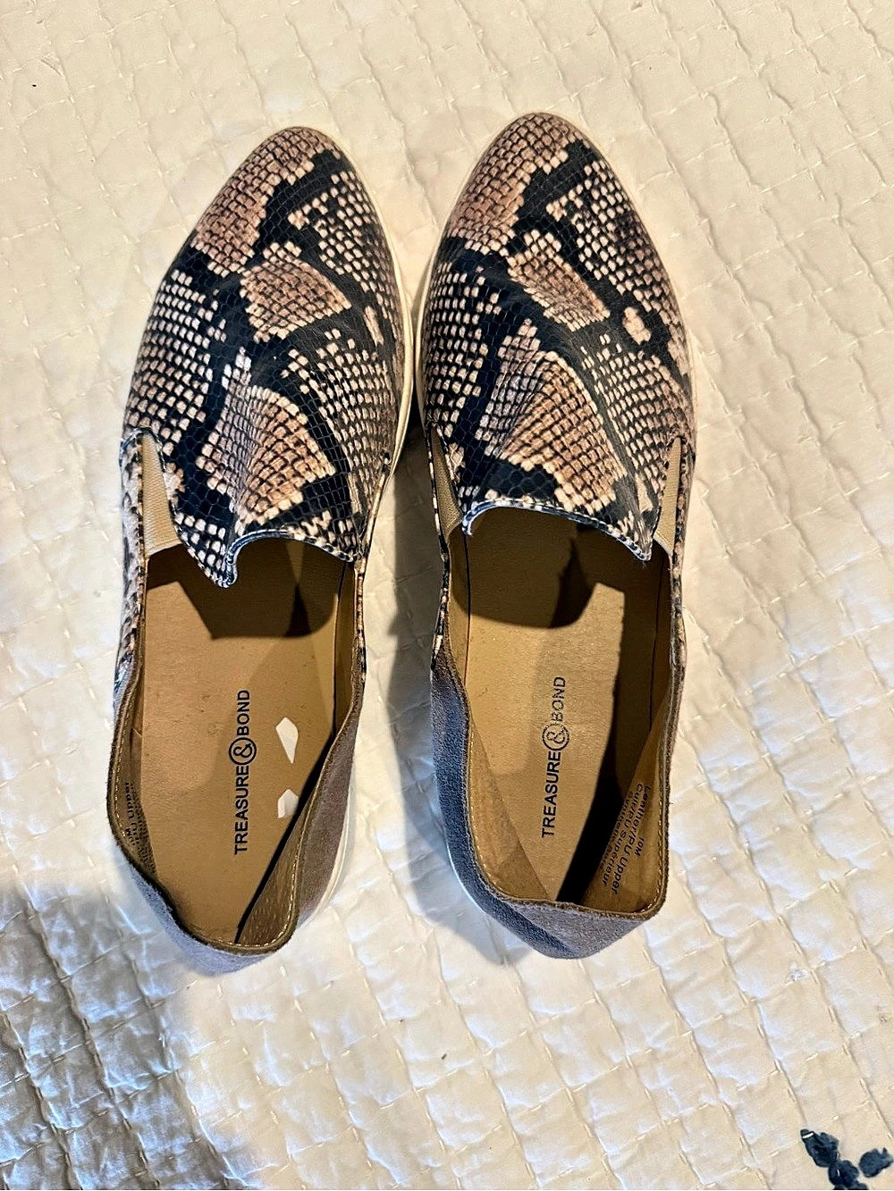 Treasure & Bond Women's Animal Print Sneakers US 8